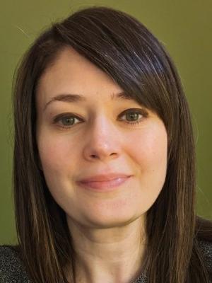 Person with straight brown hair.